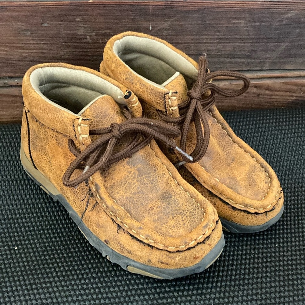 Twister Toddler Brown Leather chukka
